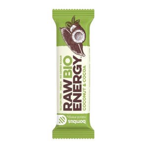 Bombus Raw BIO Energy tyčinka kokos a kakao 50g