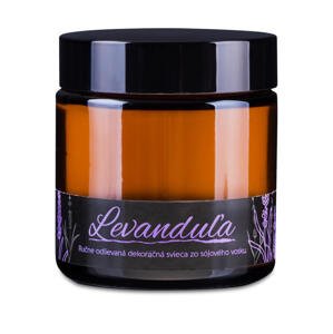 Tamed Sviečka sójový vosk Levanduľa sklo 120g