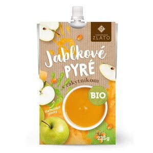 TVRDOŠOVSKÉ ZLATO Jablkové pyré s rakytníkom BIO 235g