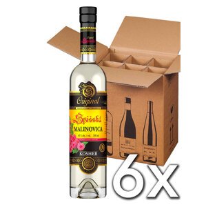 Spišská malinovica 40% KOSHER 0,5L | 6ks v kartóne