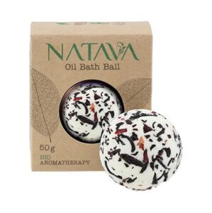 Natava Olejová guľa do kúpeľa - Ibištek 50g