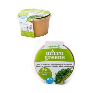Microgreens Reďkovka Daikon - sada na pestovanie