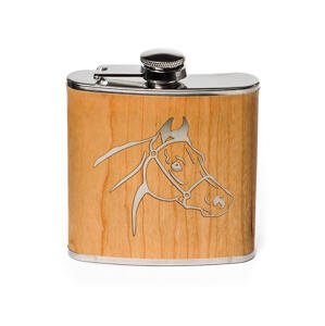 Ploskačka gravír Kôň 180ml