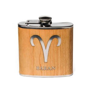 Ploskačka gravír znamenie zverokruhu Baran 180ml