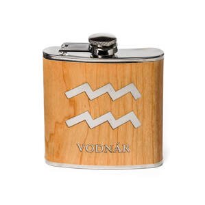 Ploskačka gravír znamenie zverokruhu Vodnár 180ml