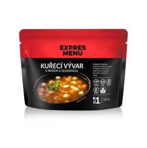 Expres menu Kurací vývar s mäsom a zeleninou 1 porcia 330g