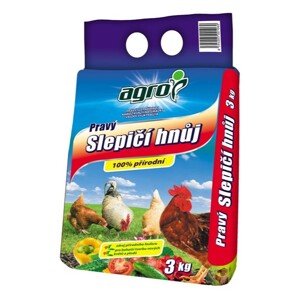 Agro Pravý slepačí hnoj 3kg