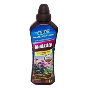 Agro Kvapalné organicko minerálne hnojivo na muškáty 1l