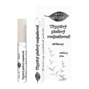 Bione Cosmetics - Trblietavý pleťový rozjasňovač strieborný 7ml