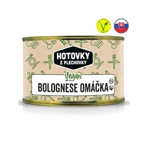 Hotovky z plechovky Vegan Bolognese omáčka 400g