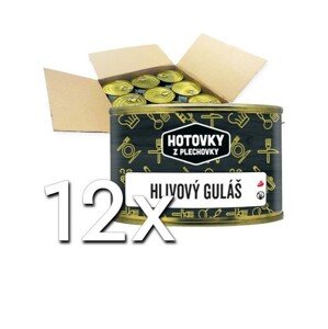 Hotovky z plechovky Hlivový guláš 400ml | 12ks v kartóne