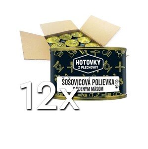 Hotovky z plechovky Šošovicová polievka s údeným mäsom 400ml | 12ks v kartóne