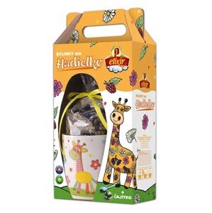 Agrokarpaty Bylinky na HRDIELKO darčekové balenie + čajítko 50g