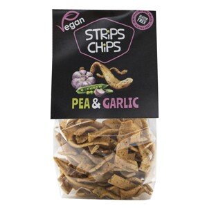 Strips Chips Pea and Garlic 80g