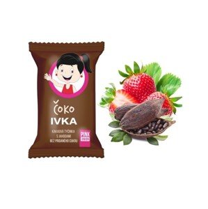 Pink Onion Čoko IVKA kakaová tyčinka s jahodami 20g