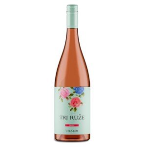 Tri ruže Frizzo - VELKEER 0,75L