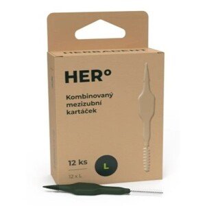 Herbadent Hero kombinované medzizubné kefky L 12ks