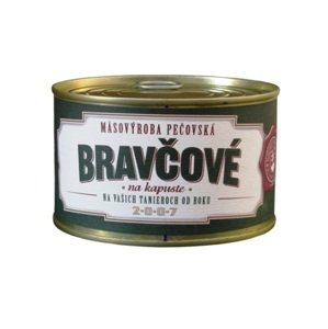 Mäsovýroba Pečovská Bravčové mäso na kapuste 400g