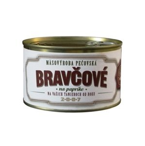 Mäsovýroba Pečovská Bravčové mäso na paprike 410g
