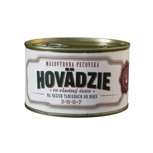 Mäsovýroba Pečovská Hovädzie mäso vo vlastnej šťave 410g