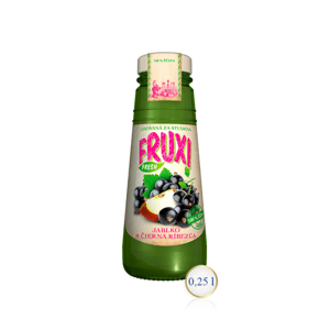 Fruxi jablko-čierna ríbezľa 100% šťava 0,25L