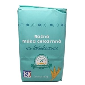Mlyn Trenčan Ražná múka celozrnná na kváskovanie 1kg