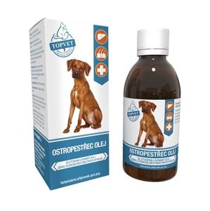TOPVET Pestrecový olej pre psov 200ml
