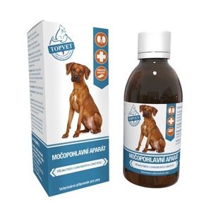 TOPVET Močovopohlavný aparát sirup pre psov 200ml
