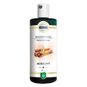 Topvet Škorica - masážny olej 200ml