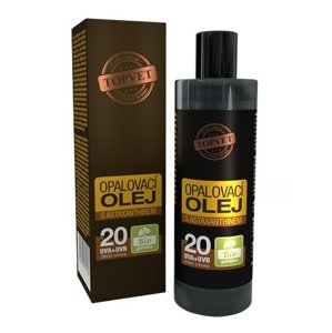 Topvet Opaľovací olej s Astaxanthinom SPF20 100ml