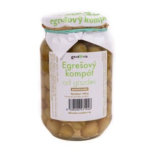 GAZDOVIA Egrešový kompót 430g
