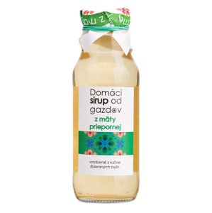 GAZDOVIA Domáci sirup z mäty piepornej 300ml