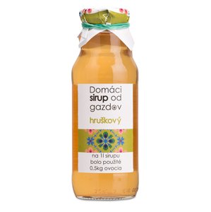 GAZDOVIA Domáci sirup hruškový 300ml