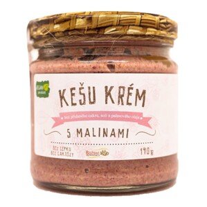 Božské oříšky Kešu krém s malinami 190g