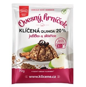 Semix Ovsený hrnček quinoa, jablko a škorica bez lepku 70g