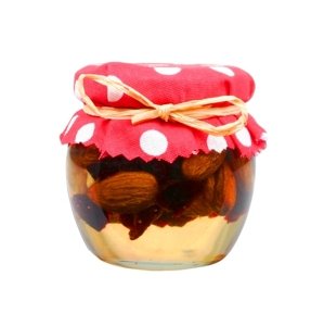 Mix orechov a brusníc v mede 90ml