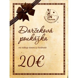 Darčeková poukážka 20 eur