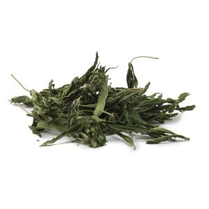 KONOPNÝ ČAJ CBD Z LISTOV KANABIS FELINA - ručne drhnutý, 50g