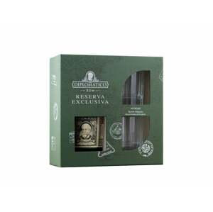 Diplomático Reserva Exclusiva 12 Y.O. + 2 poháre