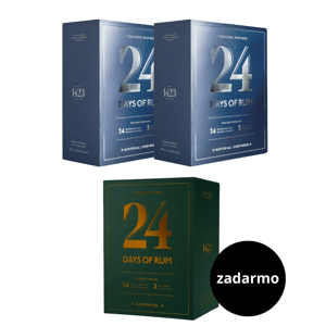 2 x Rumový kalendár Blue Edition + 1 x Green Edition ZADARMO