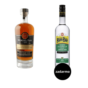 Worthy Park Single Estate 12 Y.O. + Worthy Park Silver ZADARMO
