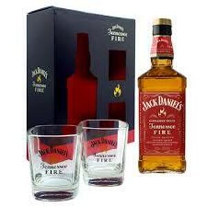Jack Daniel's Fire + 2 poháre, GIFT