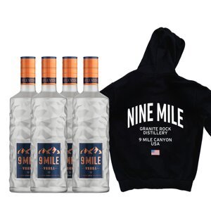 4 x 9 Mile Vodka + 9 Mile - Mikina M ZADARMO